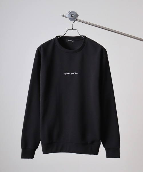 WS select ストレッチ裏起毛 ワンポイント刺繍 花柄デザインスウェットシャツ（スウェット）｜FUNALIVE（ファンアライブ）