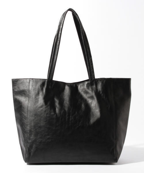 B:MING by BEAMS（ビーミングバイビームス）の「ビーミング by ビームス / カウレザートートバッグ（トートバッグ・メンズ・ブラック/ネイビー・ONE SIZE）」の5枚目の写真