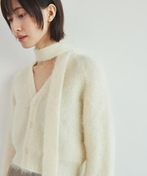 UNITED TOKYO（ユナイテッドトウキョウ）の「モヘアボウタイショートカーデ（ニット/セーター）」