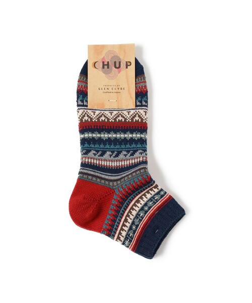 CHUP（チュプ）の「CHUP / SUGUARO（ソックス/靴下・メンズ・ネイビー/オフホワイト・ONE SIZE）」の2枚目の写真