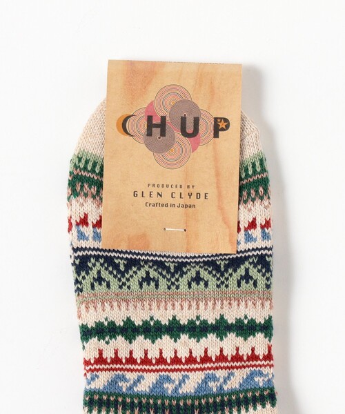 CHUP（チュプ）の「CHUP / SUGUARO（ソックス/靴下・メンズ・ネイビー/オフホワイト・ONE SIZE）」の4枚目の写真