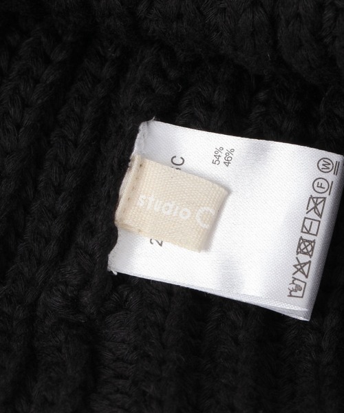 studio CLIP（スタディオクリップ）の「バルキーリブワッチ（ニットキャップ/ビーニー・レディース・グリーン/グレー/ブラック/アイボリー・FREE）」の17枚目の写真