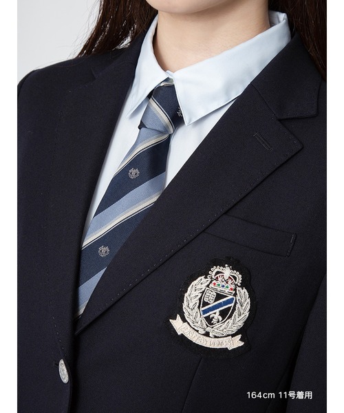 ジャケット シルバーエンブレム ブレザー 制服 学生 中学 高校