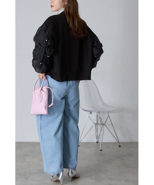 &. NOSTALGIA（アンドドットノスタルジア）の「【ZOZO限定】アシメタックデニムパンツ（デニムパンツ・レディース・インディゴブルー/ライトブルー・M）」の21枚目の写真