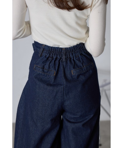 &. NOSTALGIA（アンドドットノスタルジア）の「【ZOZO限定】アシメタックデニムパンツ（デニムパンツ・レディース・インディゴブルー/ライトブルー・M）」の18枚目の写真