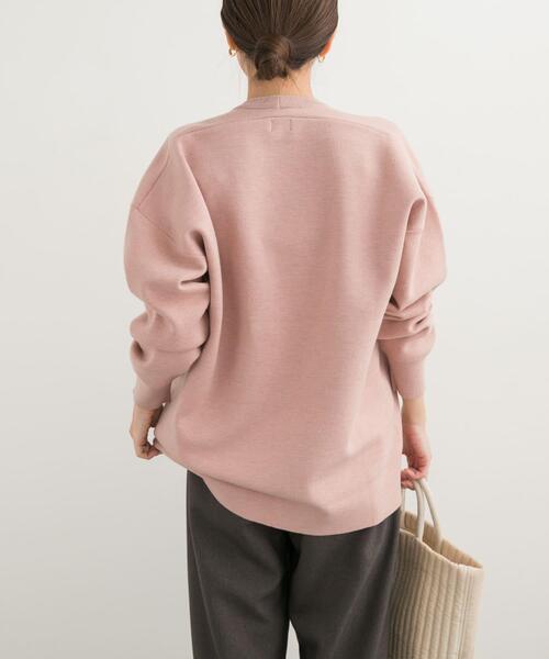 URBAN RESEARCH DOORS（アーバンリサーチドアーズ）の「コクーンシルエットチュニックニット（ニット/セーター・レディース・ピンク/チャコールグレー/グレー系その他・MEDIUM）」の9枚目の写真