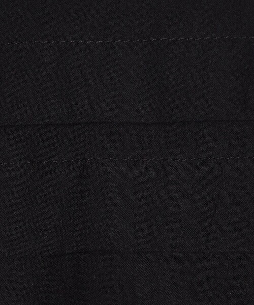 coen（コーエン）の「ワッシャーコットンフリルチュニックブラウス（シャツ/ブラウス・レディース・ブラック/オフホワイト/クリーム・FREE）」の5枚目の写真