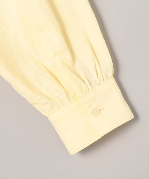 coen（コーエン）の「ワッシャーコットンフリルチュニックブラウス（シャツ/ブラウス・レディース・ブラック/オフホワイト/クリーム・FREE）」の9枚目の写真