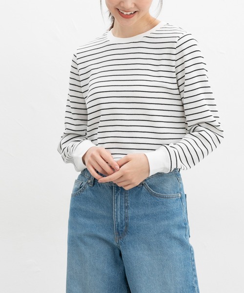 ワッフルTシャツ（Tシャツ/カットソー）｜Honeys（ハニーズ）の