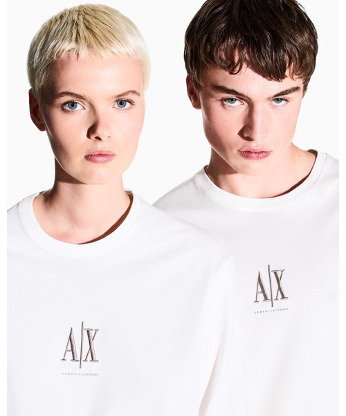 A|X アルマーニ エクスチェンジ】ICON 長袖クルーネックTシャツ/SLIM