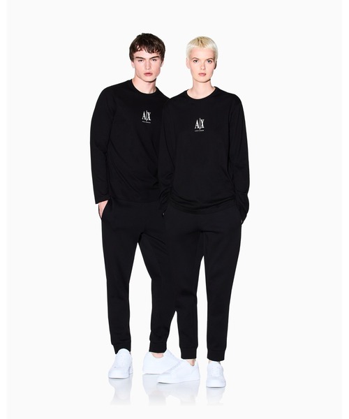 ARMANI EXCHANGE（アルマーニエクスチェンジ）の「【A|X アルマーニ エクスチェンジ】ICON 長袖クルーネックTシャツ/SLIM（Tシャツ/カットソー・メンズ・ブラック/ホワイト・XX-LARGE/X-SMALL/X-LARGE/SMALL/MEDIUM/LARGE）」の20枚目の写真