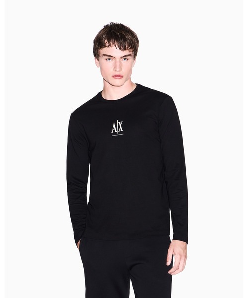 ARMANI EXCHANGE（アルマーニエクスチェンジ）の「【A|X アルマーニ エクスチェンジ】ICON 長袖クルーネックTシャツ/SLIM（Tシャツ/カットソー・メンズ・ブラック/ホワイト・XX-LARGE/X-SMALL/X-LARGE/SMALL/MEDIUM/LARGE）」の21枚目の写真
