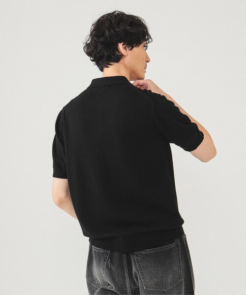 FREDPERRY フレッドペリー　ハーフジップ　ニットポロシャツ　M BEAMS MEN｜【別注】FRED PERRY / ハーフジップ ニットポロ 25SS