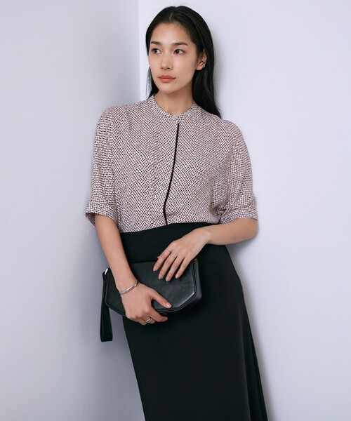 ICB(アイシービー)の「【洗える】 コットンコンプレッシャー スカート(スカート・レディース・ライトイエロー系/ブラック系・MEDIUM/SMALL/X-SMALL)」の3枚目の写真