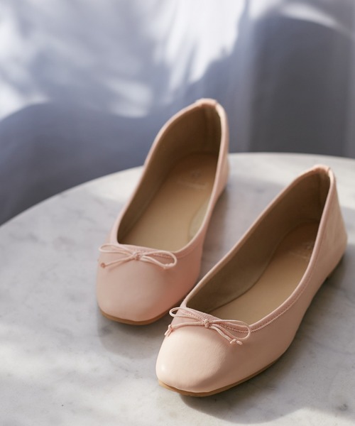 ROPE' PICNIC(ロペピクニック)の「【AIRina/エアリーナ】軽くてやわらかいバレエシューズ(バレエシューズ・レディース・キナリ/レッド/ピンク/シルバー/ブラック・S/M/L)」の1枚目の写真