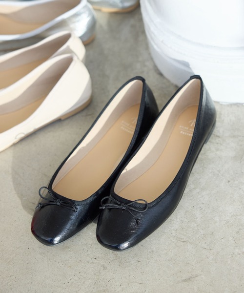 ROPE' PICNIC(ロペピクニック)の「【AIRina/エアリーナ】軽くてやわらかいバレエシューズ(バレエシューズ・レディース・キナリ/レッド/ピンク/シルバー/ブラック・S/M/L)」の6枚目の写真