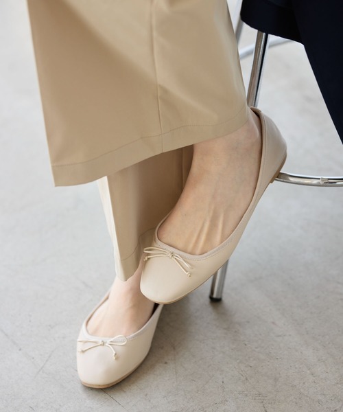 ROPE' PICNIC(ロペピクニック)の「【AIRina/エアリーナ】軽くてやわらかいバレエシューズ(バレエシューズ・レディース・キナリ/レッド/ピンク/シルバー/ブラック・S/M/L)」の10枚目の写真