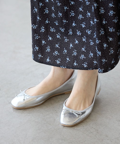 ROPE' PICNIC(ロペピクニック)の「【AIRina/エアリーナ】軽くてやわらかいバレエシューズ(バレエシューズ・レディース・キナリ/レッド/ピンク/シルバー/ブラック・S/M/L)」の12枚目の写真