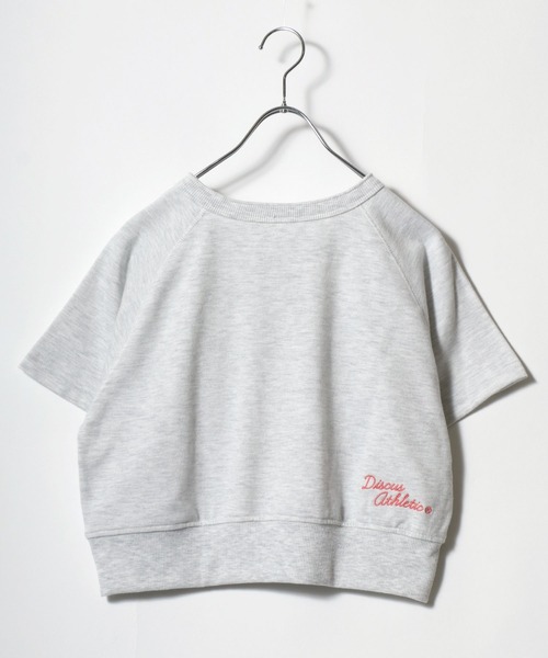 DISCUS ATHLETIC（ディスカス　アスレチック）の「DISCUS ATHLETIC（ディスカスアスレチック）ヘンリーネック ライトウェイトスウェットTシャツ レディース（スウェット・レディース・オレンジ/ネイビー/ホワイト系その他・M）」の4枚目の写真