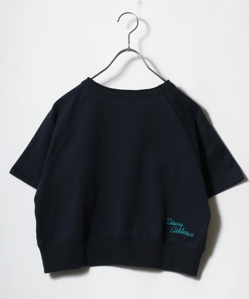 DISCUS ATHLETIC（ディスカス　アスレチック）の「DISCUS ATHLETIC（ディスカスアスレチック）ヘンリーネック ライトウェイトスウェットTシャツ レディース（スウェット・レディース・オレンジ/ネイビー/ホワイト系その他・M）」の5枚目の写真