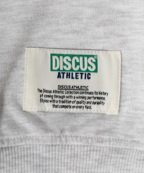 DISCUS ATHLETIC（ディスカス　アスレチック）の「DISCUS ATHLETIC（ディスカスアスレチック）ヘンリーネック ライトウェイトスウェットTシャツ レディース（スウェット・レディース・オレンジ/ネイビー/ホワイト系その他・M）」の15枚目の写真