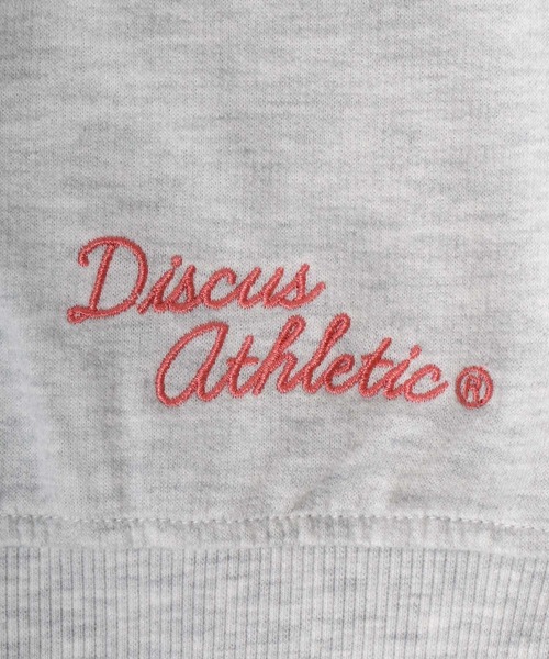 DISCUS ATHLETIC（ディスカス　アスレチック）の「DISCUS ATHLETIC（ディスカスアスレチック）ヘンリーネック ライトウェイトスウェットTシャツ レディース（スウェット・レディース・オレンジ/ネイビー/ホワイト系その他・M）」の16枚目の写真
