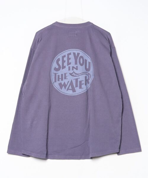 MAGIC NUMBER（マジック ナンバー）の「【MAGIC NUMBER】 SEE YOU IN THE WATER XV US COTTON L/S T-SHIRT シーユーインザウォーター XV US コットンロングスリーブティーシャツ（Tシャツ/カットソー・メンズ・ホワイト/ライトパープル/カーキ/ブラック・MEDIUM/LARGE/X-LARGE）」の20枚目の写真