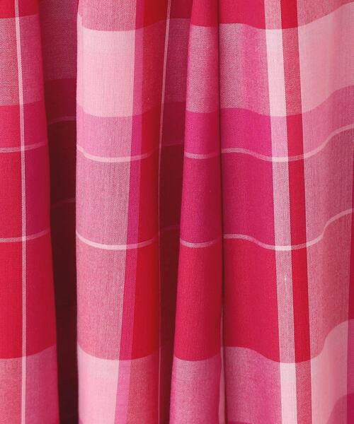 Dessin（デッサン）の「【ウエストゴム・4サイズ展開】映えチェック柄スカート（XS～L）（スカート・レディース・ピンク系その他2/サックスブルー系1/チャコールグレー・00/01/02/03）」の4枚目の写真