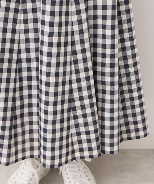 Dessin（デッサン）の「【ウエストゴム・4サイズ展開】映えチェック柄スカート（XS～L）（スカート・レディース・ピンク系その他2/サックスブルー系1/チャコールグレー・00/01/02/03）」の13枚目の写真