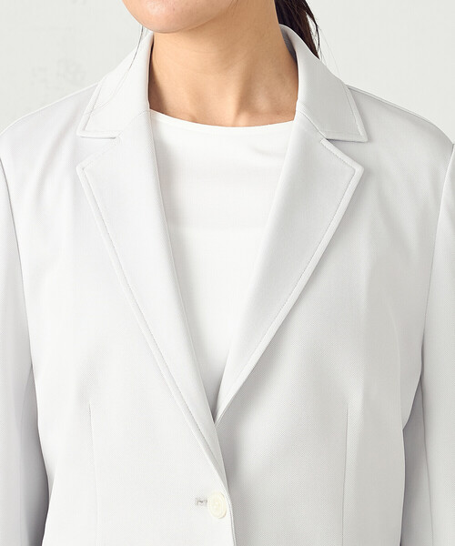 COMME CA ISM(コムサイズム)の「鹿の子 テーラードジャケット(テーラードジャケット・レディース・ネイビー/ライトグレー・LARGE/X-LARGE/X-SMALL/SMALL/MEDIUM)」の22枚目の写真