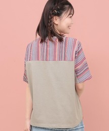 チチカカ（チチカカ）の「ファブリックヨークTシャツ（Tシャツ/カットソー）」