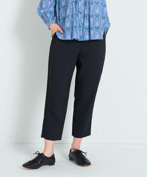 ADIEU TRISTESSE（アデュートリステス）の「◆ハーフイージーテーパードパンツ（その他パンツ・レディース・ネイビー/ブラック・36/38/40）」の2枚目の写真