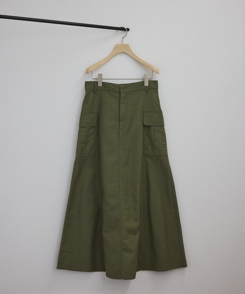 SALON adam et rope'（サロン アダム エ ロペ）の「【ZOZOTOWN限定】[S-Lサイズ展開]カーゴポケットスカート（スカート・レディース・ブラック/ベージュ/カーキ・S/M/L）」の21枚目の写真