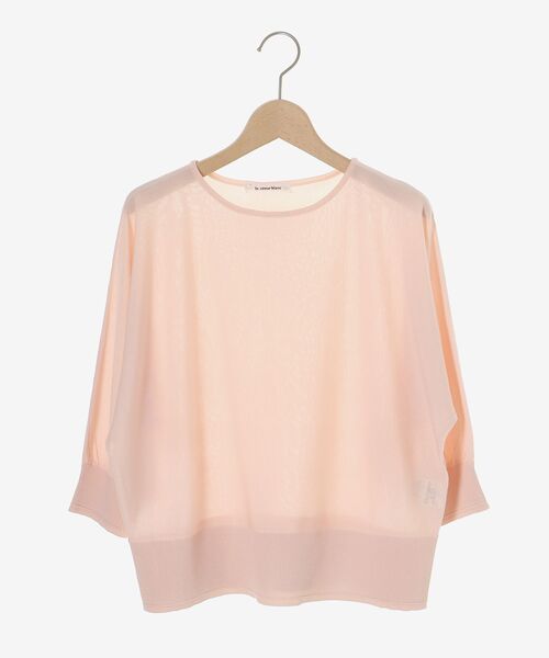 le.coeur blanc（ルクールブラン）の「ハイゲージドルマンプルオーバー（ニット/セーター・レディース・イエロー/ネイビー/ピンク/ライトベージュ・38）」の5枚目の写真