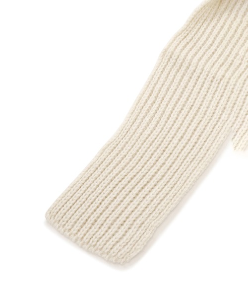 Stuart Austin（ステュアートオースティン）の「(Stuart Austin)<ROSE BUD別注>リブフライトキャップ（ニットキャップ/ビーニー・レディース・ホワイト・ONE SIZE）」の10枚目の写真