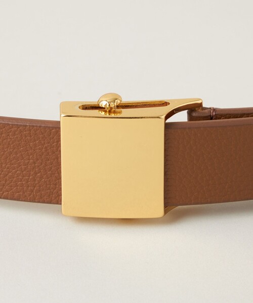 【CONTE別注】<ATELIER AMBOISE>ゴールド バックル ベルト 別注】<ATELIER AMBOISE for conte>WILLER ゴールドカラー