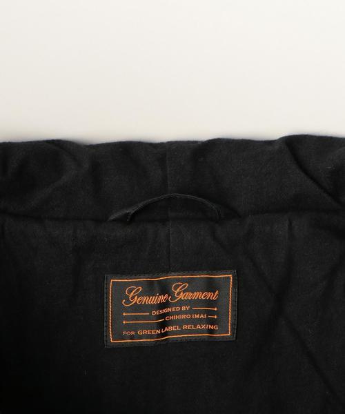 green label relaxing（グリーンレーベルリラクシング）の「[ジェニュインガーメント]C.IMAI HEAVY/MLTN ダッフルコート◆（ダッフルコート・メンズ・ネイビー・MEDIUM/SMALL/LARGE）」の6枚目の写真
