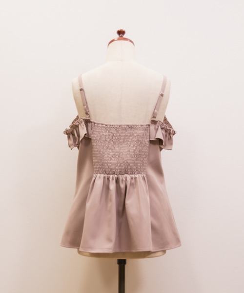 CLETTE(クレット)の「フリルジップビスチェ(その他トップス・レディース・ブラック/ピンク/ブラウン・3L/LL/4L)」の9枚目の写真
