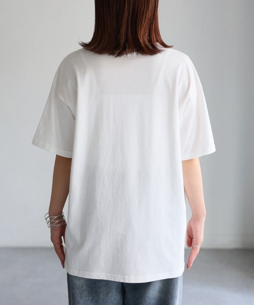 Riberry(リベリー)の「マルチカラーロゴプリント半袖ビッグTシャツ(Tシャツ/カットソー・レディース・ブラック/ホワイト・FREE)」の10枚目の写真