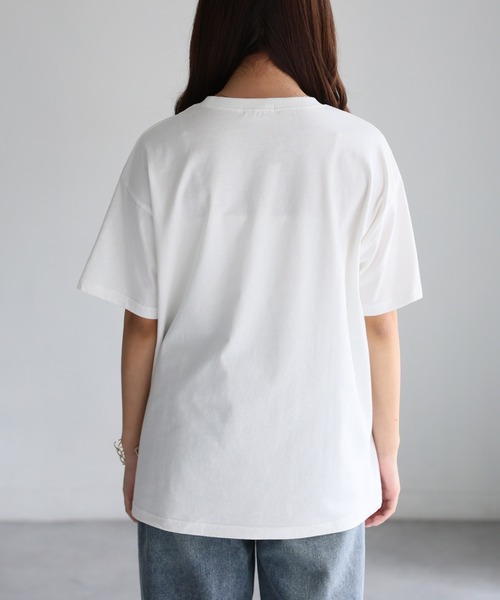 Riberry(リベリー)の「マルチカラーロゴプリント半袖ビッグTシャツ(Tシャツ/カットソー・レディース・ブラック/ホワイト・FREE)」の15枚目の写真
