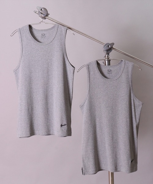 FRUIT OF THE LOOM（フルーツオブザルーム）の「(GA)【FTL×NUMBER(N)INE】【パックT】2枚セット フライス サイドスリット タンクトップ（タンクトップ・メンズ・杢グレー/オフホワイト/ブラック・M/L/XL）」の21枚目の写真
