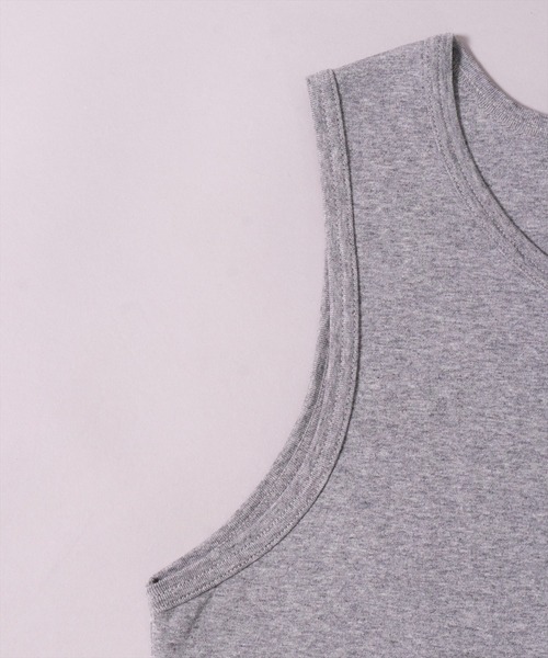 FRUIT OF THE LOOM（フルーツオブザルーム）の「(GA)【FTL×NUMBER(N)INE】【パックT】2枚セット フライス サイドスリット タンクトップ（タンクトップ・メンズ・杢グレー/オフホワイト/ブラック・M/L/XL）」の4枚目の写真