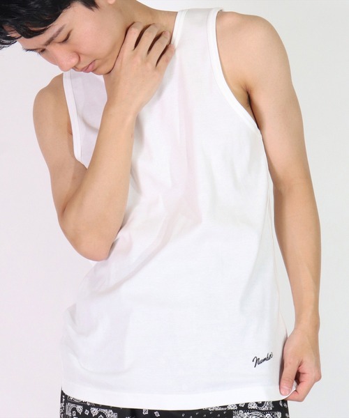 FRUIT OF THE LOOM（フルーツオブザルーム）の「(GA)【FTL×NUMBER(N)INE】【パックT】2枚セット フライス サイドスリット タンクトップ（タンクトップ・メンズ・杢グレー/オフホワイト/ブラック・M/L/XL）」の10枚目の写真