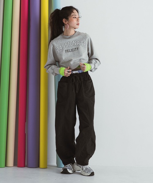 bohmal（ボマール）の「カーブレイヤードナイロンパンツ（その他パンツ・レディース・ホワイト/ブラック・FREE）」の13枚目の写真