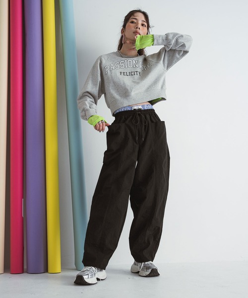 bohmal（ボマール）の「カーブレイヤードナイロンパンツ（その他パンツ・レディース・ホワイト/ブラック・FREE）」の14枚目の写真