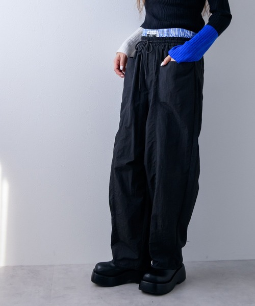 bohmal（ボマール）の「カーブレイヤードナイロンパンツ（その他パンツ・レディース・ホワイト/ブラック・FREE）」の19枚目の写真