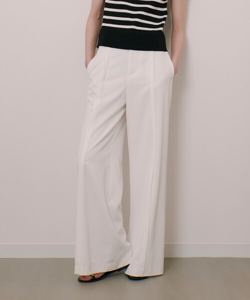 セール】【LOULOU WILLOUGHBY】タックステッチワイドパンツ（その他