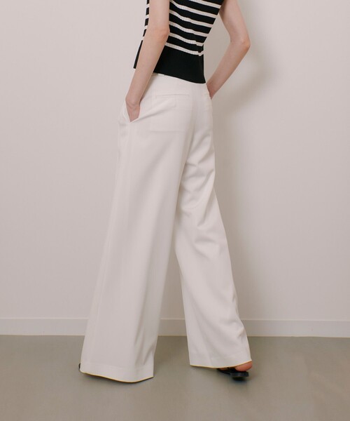 セール】【LOULOU WILLOUGHBY】タックステッチワイドパンツ（その他