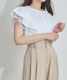 ZOZO限定 チュールフリルカットソー