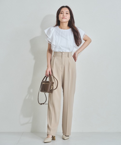 MISCH MASCH（ミッシュマッシュ）の「ZOZO限定 チュールフリルカットソー（Tシャツ/カットソー・レディース・ブラック/ホワイト・ﾌﾘ-）」の18枚目の写真